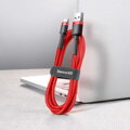 Baseus Type-C Cafule cable 3A 1m Red + Red (CATKLF-B09)