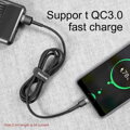Baseus Type-C Cafule Cable 3A 1m Gray + Black (CATKLF-BG1)