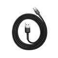 Baseus Type-C Cafule Cable 3A 1m Gray + Black (CATKLF-BG1)