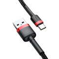 Baseus Type-C Cafule cable 2A 2m Red + Black (CATKLF-C91)