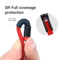 Baseus Type-C - Type-C Cafule Cable PD 2.0, QC 3.0, 60W, 3A, 1m, Red (CATKLF-G09)