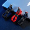 Baseus Type-C - Type-C Cafule Cable PD 2.0, QC 3.0, 60W, 3A, 1m, Red (CATKLF-G09)