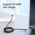 Baseus Type-C - Type-C cable Cafule PD2.0 60W Flash charging (20V 3A) 1m Red/Black (CATKLF-G91)