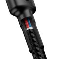 Baseus Type-C - Type-C cable Cafule PD2.0 60W Flash charge (20V 3A) 1m Gray/Black (CATKLF-GG1)