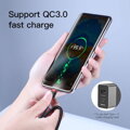 Baseus Type-C - Type-C cable Cafule PD2.0 60W Flash charging (20V 3A) 1m Black/Gray (CATKLF-H91)
