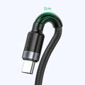 Baseus Type-C Cafule SuperCharge 40W PD 3.0, QC 3.0, 40W, 1m Gray/Black (CATKLF-PG1)