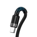 Baseus Type-C Cafule SuperCharge 40W PD 3.0, QC 3.0, 40W, 1m Gray/Black (CATKLF-PG1)