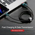 Baseus Type-C Cafule cable 2A, 3m Red/Black (CATKLF-U91)