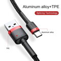 Baseus Type-C Cafule cable 2A, 3m Red/Black (CATKLF-U91)