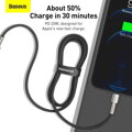 Baseus Type-C - Lightning Cafule Series Metal data cable PD 20W 1m Black (CATLJK-A01)