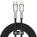 Baseus Type-C - Lightning Cafule Series Metal data cable PD 20W 2m Black (CATLJK-B01)