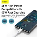 Baseus Type-C Superior series fast charging data cable 66W (11V/6A) 1m White (CATYS-02)