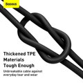 Baseus Type-C Superior series fast charging data cable 66W (11V/6A) 2m Black (CATYS-A01)