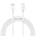Baseus Type-C Superior series fast charging data cable 66W (11V/6A) 2m White (CATYS-A02)