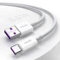 Baseus Type-C Superior series fast charging data cable 66W (11V/6A) 2m White (CATYS-A02)