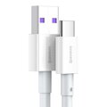 Baseus Type-C Superior series fast charging data cable 66W (11V/6A) 2m White (CATYS-A02)