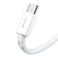 Baseus Type-C Superior series fast charging data cable 66W (11V/6A) 2m White (CATYS-A02)