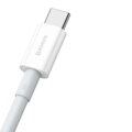 Baseus Type-C Superior series fast charging data cable 66W (11V/6A) 2m White (CATYS-A02)