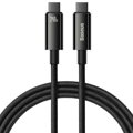 Baseus Type-C to Type-C Tungsten Gold Series Cable 480Mb/s, 240W, 1m, Black (CAWJ040001)
