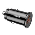 Baseus Car Charger Circular Plastic A+C PPS PD3.0 + QC4.0 + 30W Black (CCALL-YS01)