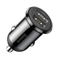 Baseus Car Charger Grain Pro Dual USB 4.8A Black (CCALLP-01)