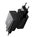 Baseus Travel Charger Speed Mini 1C Quick Charger 20W EU Black (CCFS-SN01)