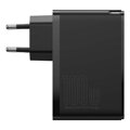 Baseus Travel Charger GaN2 Pro Quick wall charger C+C+U+U, PD 3.0, QC 4.0+, 100W EU Black (CCGAN2P-L01)