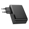 Baseus Travel Charger GaN2 Pro Quick wall charger C+C+U+U, PD 3.0, QC 4.0+, 100W EU Black (CCGAN2P-L01)