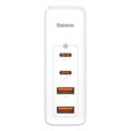 Baseus Travel Charger GaN2 Pro Quick wall charger C+C+U+U, PD 3.0, QC 4.0+, 100W EU White (CCGAN2P-L02)
