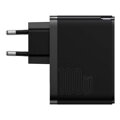 Baseus Travel Charger GaN5 Pro Quick wall charger C+U, PD3.0, QC4.0 +, AFC, 100W EU Black (CCGP090201)