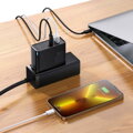 Baseus Travel Charger GaN5 Pro Quick wall charger C+U, PD3.0, QC4.0 +, AFC, 100W EU Black (CCGP090201)