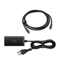 Baseus HUB GaN5 Pro Fast Charger C+C+U+HDMI with Power Cable 1.5m + Type-C to Type-C cable (1m, 100W, 40Gb/s), Black EU (CCGP110201)