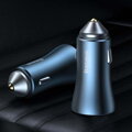 Baseus Car Charger Golden Contactor Pro Fast Type C / USB 40W, PD 3.0, QC 4.0+ SCP, FCP, AFC, Blue (CCJD-03)