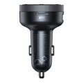 Baseus Car Charger Bluetooth FM Transmitter Enjoy Car with LED display Wireless U+U+3,5mm audio+TF MP3 Charger BT 5.0, 3.4A Black (CCLH-01)