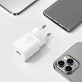 Baseus Travel Charger set Super Si 1C PD Fast charger 20W EU White (CCSUP-B02)