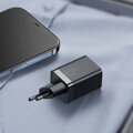 Baseus Travel Charger Super Si Pro mini Fast Charger, C+U, PD 3.0, QC 3.0 30W EU Black (CCSUPP-E01)
