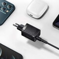 Baseus Travel Charger Super Si Pro mini Fast Charger, C+U, PD 3.0, QC 3.0 30W EU Black (CCSUPP-E01)