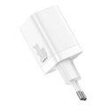 Baseus Travel Charger Super Si Pro mini Fast Charger, C+U, PD 3.0, QC 3.0 30W EU White (CCSUPP-E02)