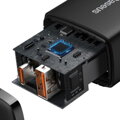 Baseus Travel Charger Compact Quick Charger U+C 20W EU Black (CCXJ-B01)