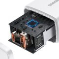 Baseus Travel Charger Compact Quick Charger U+C 20W EU White (CCXJ-B02)