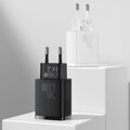 Baseus Travel Charger Compact Quick Charger U+C 20W EU White (CCXJ-B02)