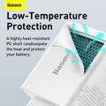 Baseus Travel Charger Compact Quick Charger U+C 20W EU White (CCXJ-B02)