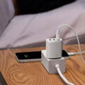 Baseus Travel Charger Compact wall Charger U+U+U, 17W EU black (CCXJ020101)