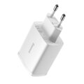Baseus Travel Charger Compact wall Charger U+U+U, 17W EU White (CCXJ020102) - ONLY BOX DAMAGE