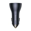Baseus Car Charger Golden Contactor Pro C+C+U 65W Dark Gray (CGJP010013)