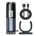 Baseus Alcohol Breathalyser with USB to Type-C cable PD 5V, (1m), Black (CRCX-01)