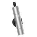 Baseus Car Tool Sharp Safety Hammer (Window-breaking+Safety belt cutting) Silver (CRSFH-0S)