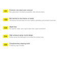 Baseus Car Tool Auto-care for Interiors, 300ml with Cloths (2pcs / package), White (CRYH000002)