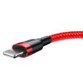 Baseus Lightning Cafule Cable 2.4A 1m Red + Red (CALKLF-B09)