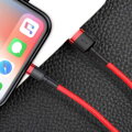 Baseus Lightning Cafule Cable 2.4A 1m Red + Red (CALKLF-B09)